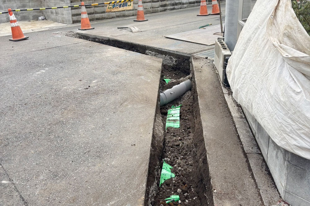 土木工事-配管敷設-