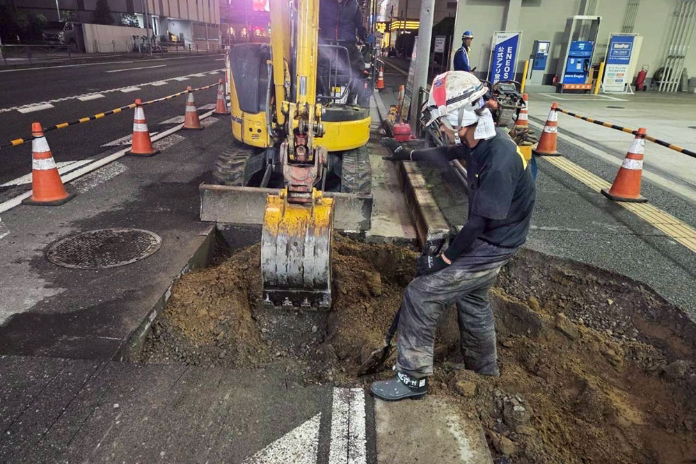 電気工事-夜間対応・安全管理-
